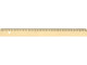 Règle Kangaro 30cm en bois avec incrustation en métal