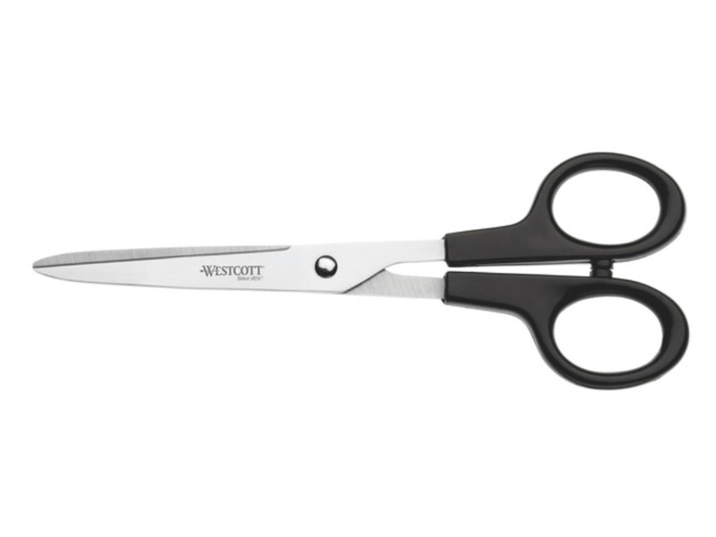Quantore Schaar Westcott Buro 180 mm en acier inoxydable avec poignée en plastique