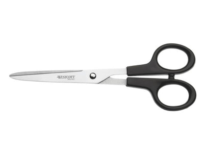 Quantore Schaar Westcott Buro 180 mm en acier inoxydable avec poignée en plastique