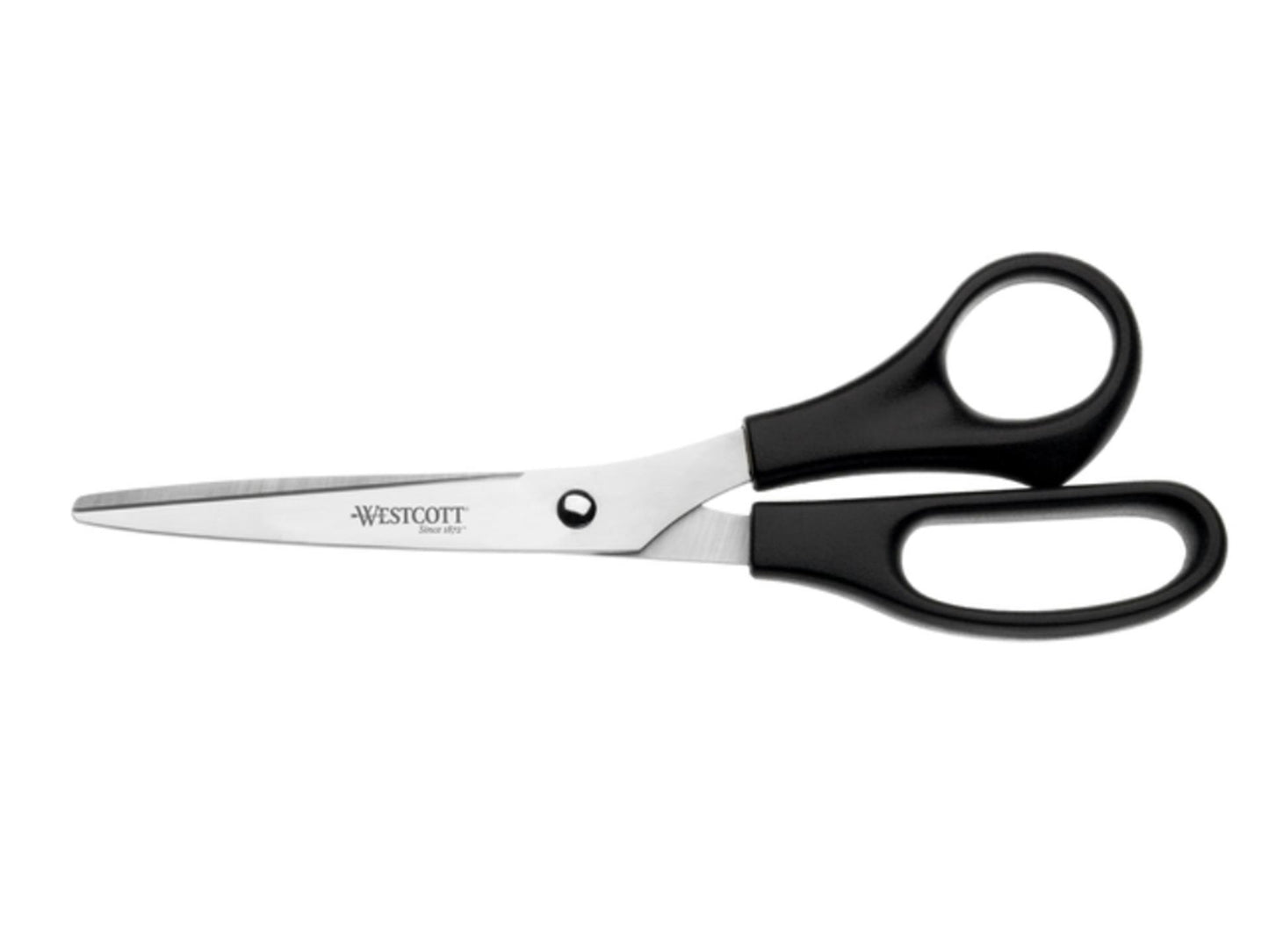 Quantore Schaar Westcott Buro 210 mm en acier inoxydable avec poignée en plastique grand œil