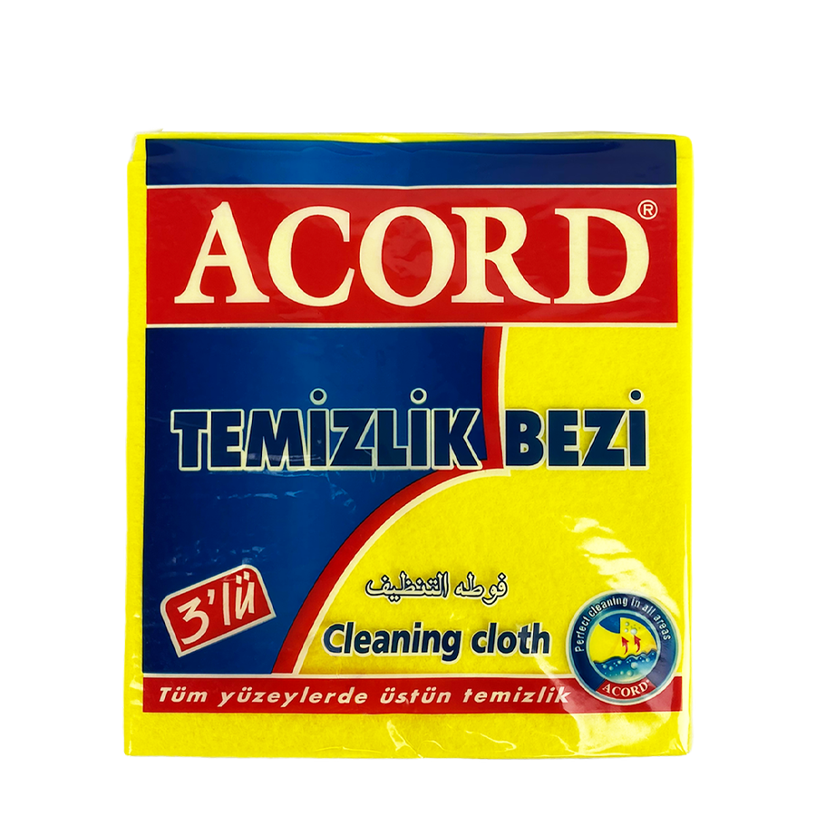 Chiffon de nettoyage pour cordon 35x38cm 3 pièces