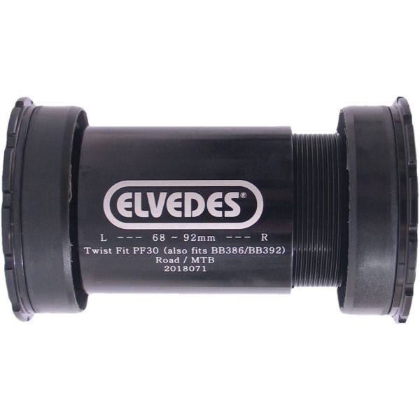 Boîtier de pédalier Elvedes Twist pour PF30 (convient aussi pour BB386 BB392)