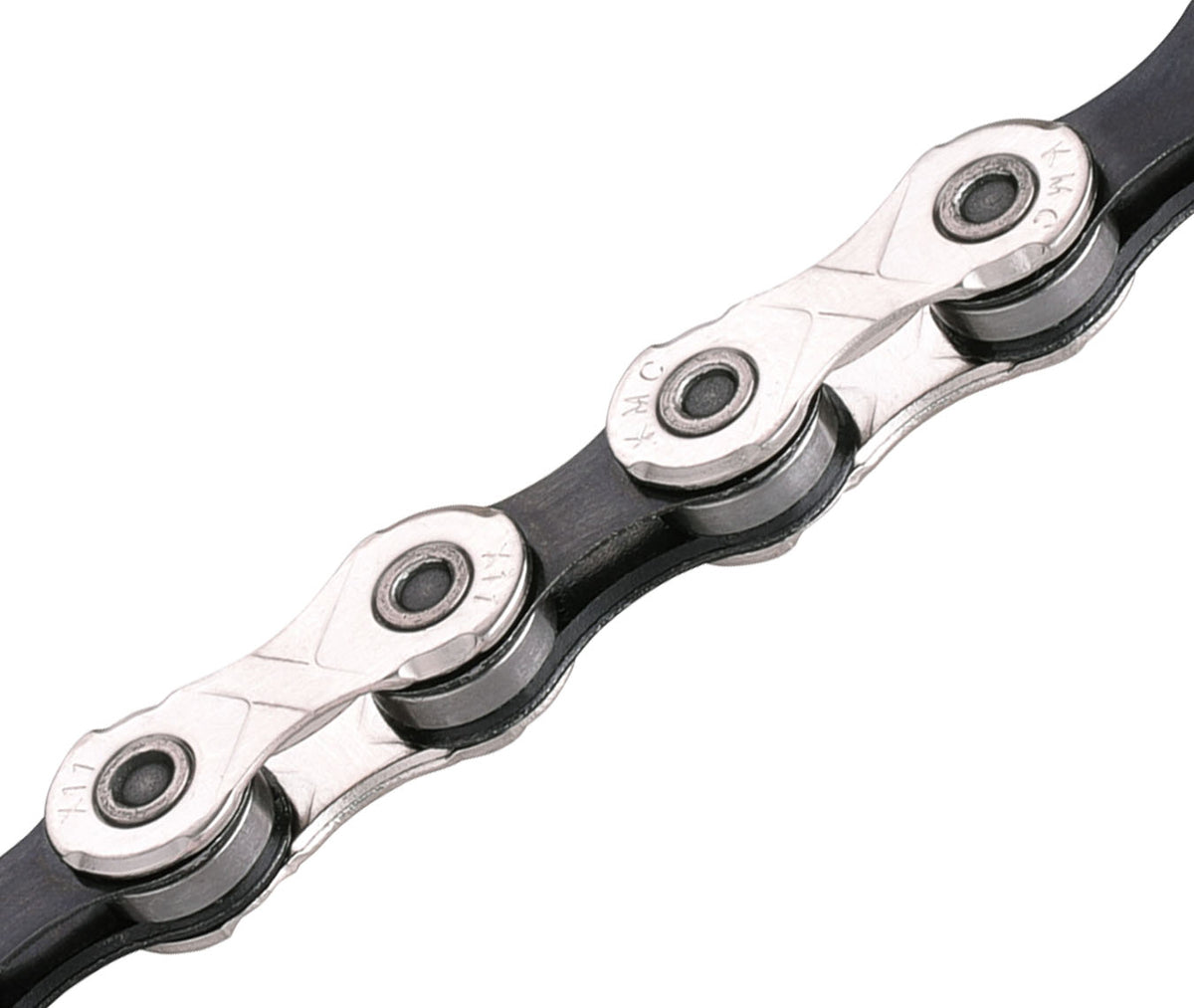 KM X11 Bicycle Chain 11 Vitesse 1 2x11 128 130 Silver Silver Black