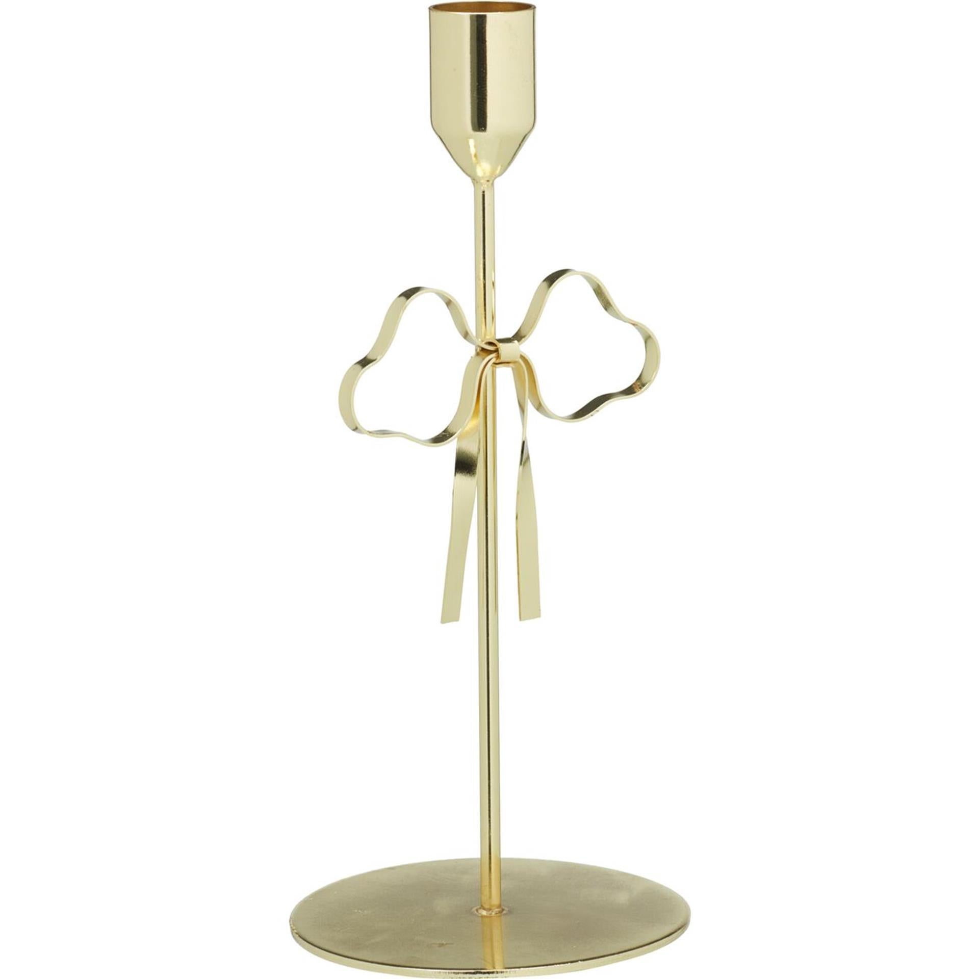 Chandelier de style maison avec nœud doré 9x9x20,6cm