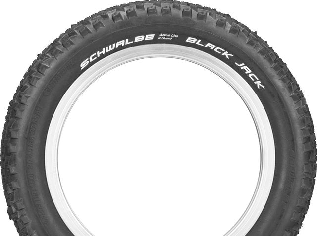 SCHWALBE TIRE 12 1 2X1.90 (47-203) Black Jack Black