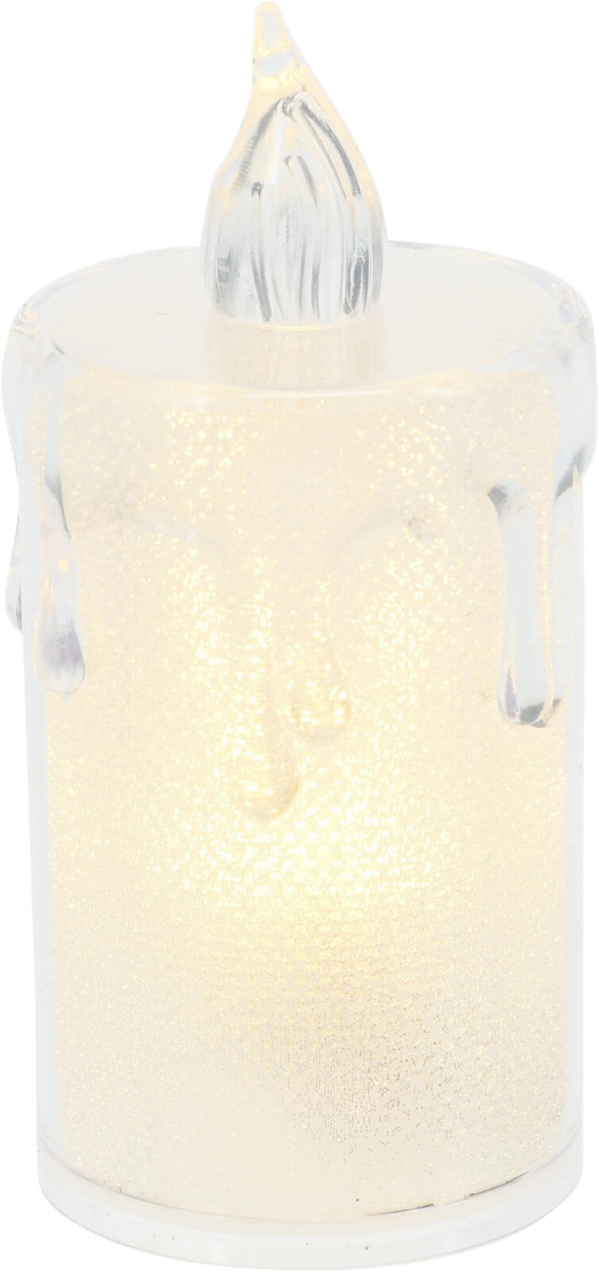 Ensemble de 3 bougies à piles style maison