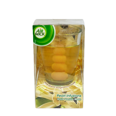 Air wick infusions de perles de verre parfumées gousse de vanille blanche 120g