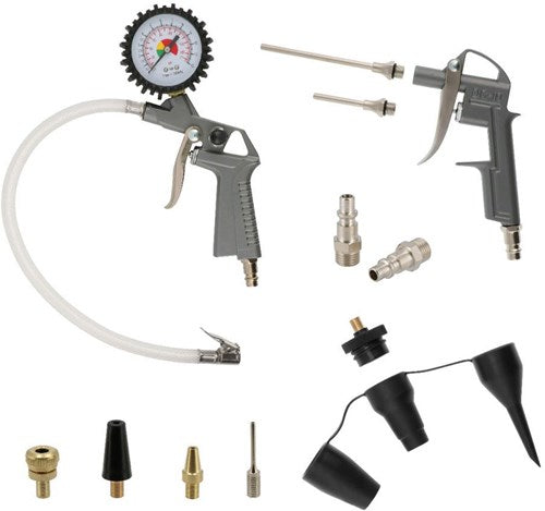 Presse aérienne 4300025 | ensemble d'accessoires pour soufflette | 15 pièces - 4300025