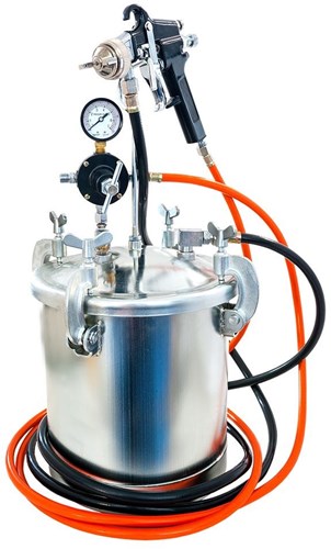 Récipient sous pression Airpress galvanisé 8,5 l + pulvérisateur de peinture - 45202