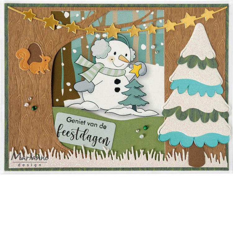 Marianne design • feuille découpée Le Noël d'Eline ensemble