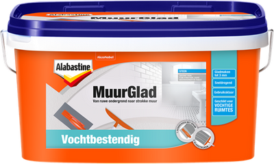 Mur en alabastine lisse résistant à l'humidité | 5l - 5361257