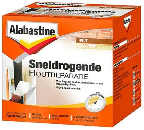 Alabastine réparation bois séchage rapide 500gr - 5179305