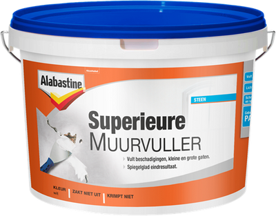 Mastic mural supérieur en alabastine | 2,5l - 5232221