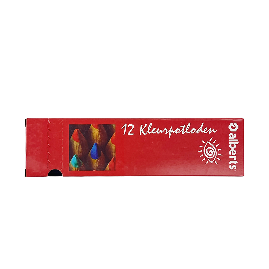 Crayons de couleur Alberts bleu foncé 12 pièces
