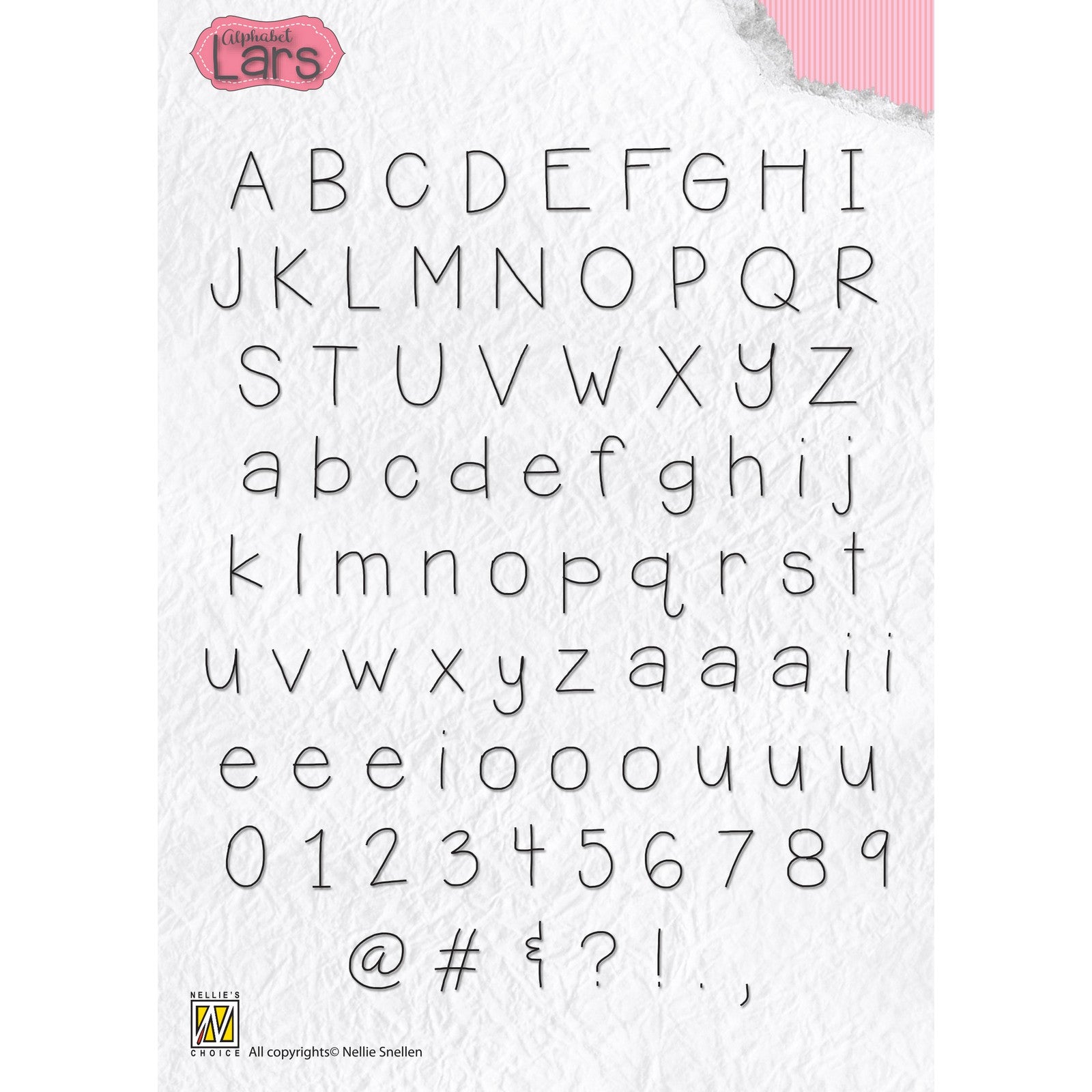 Le choix de Nellie • tampons transparents alphabet lars