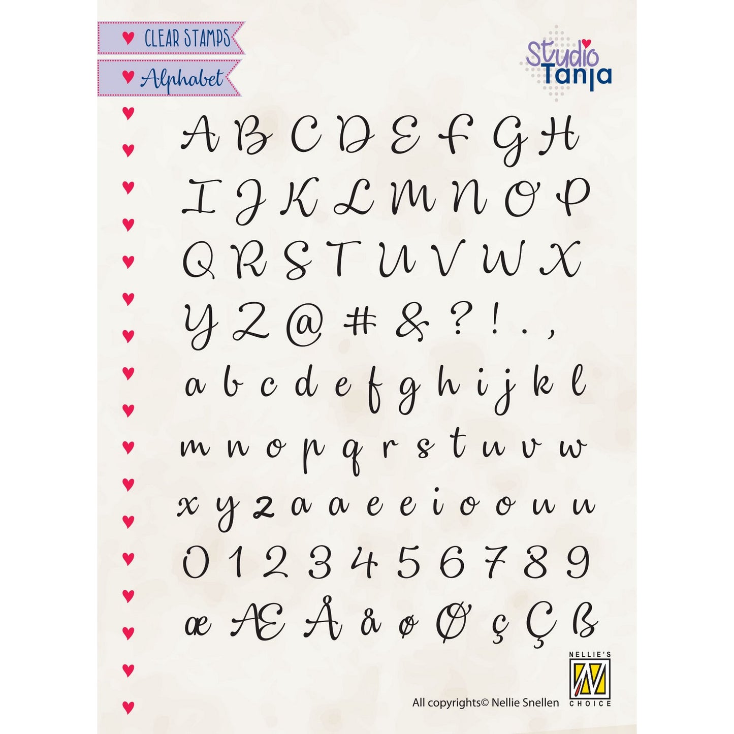Le choix de Nellie • Tampons transparents alphabet Lena-2