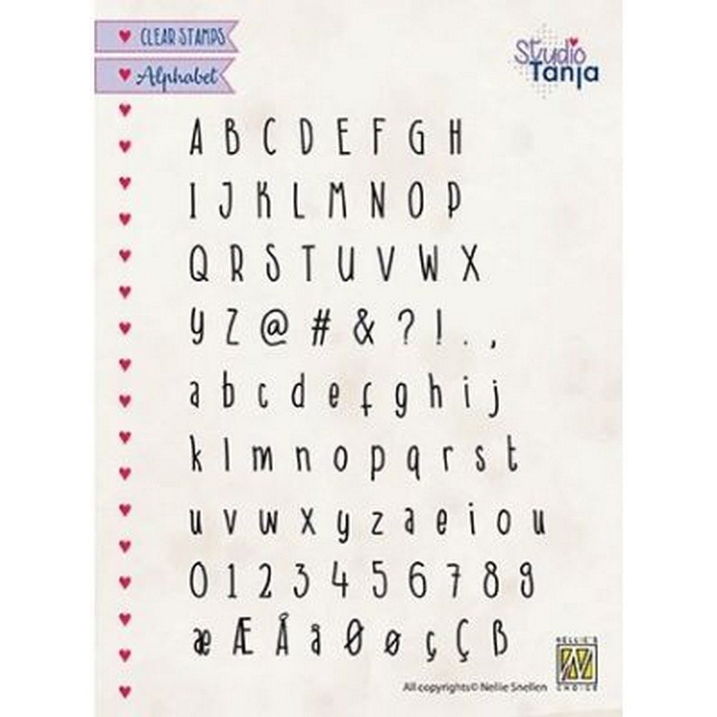 Le choix de Nellie • Tampons transparents alphabet javi