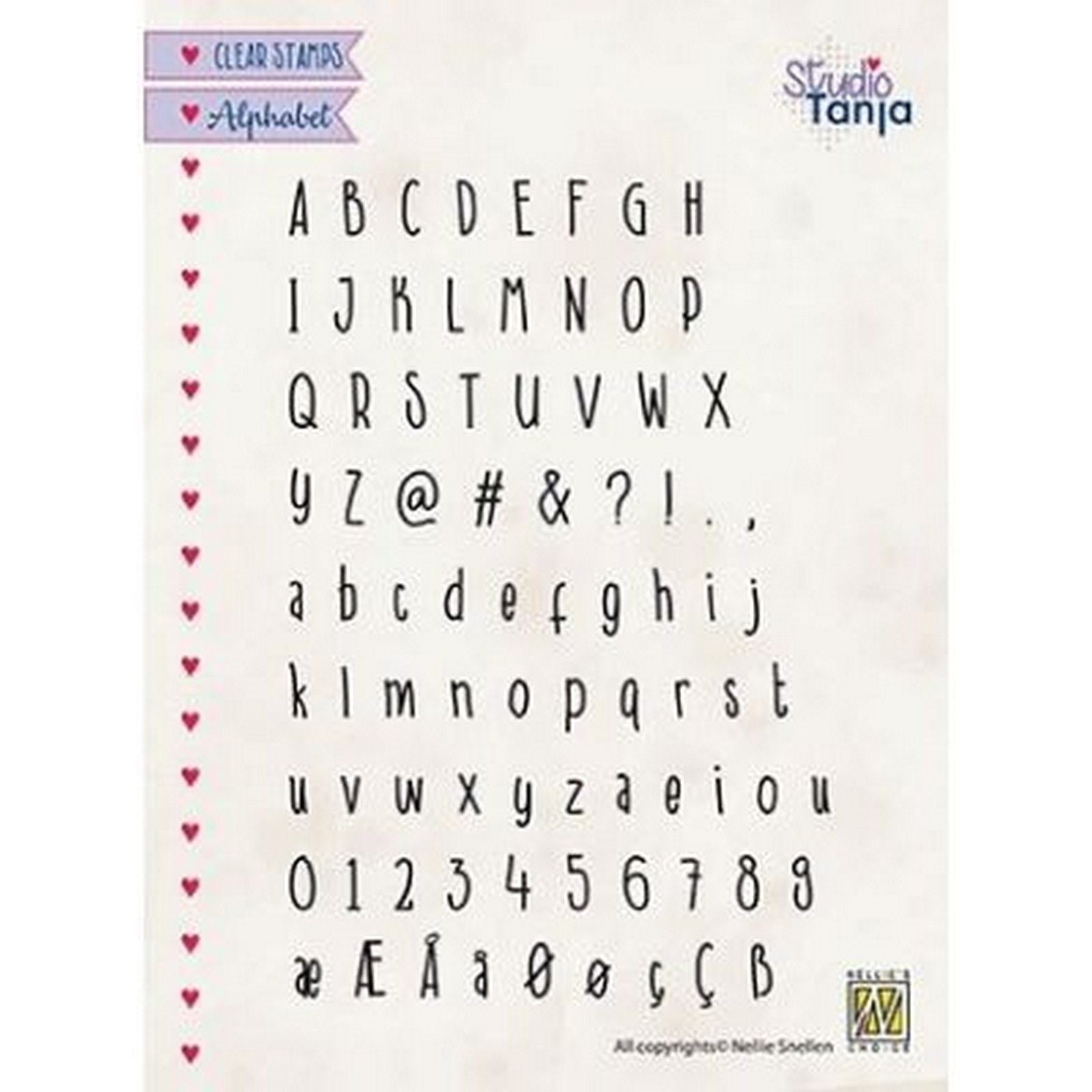 Le choix de Nellie • Tampons transparents alphabet javi