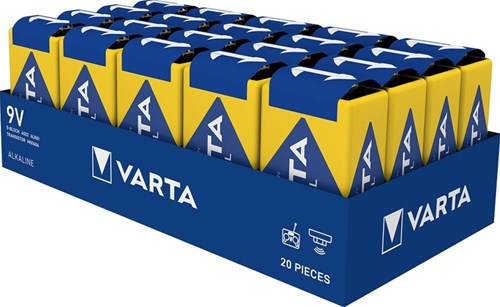 Pile alcaline varta industrial pro e 9v plateau(20) - 3015383