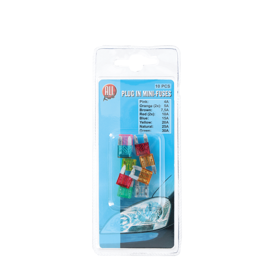 Fusibles de voiture All Ride mini 10 pièces