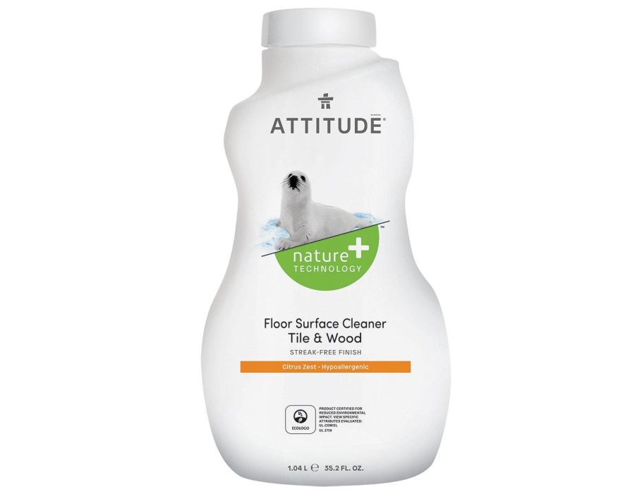 Attitude nature + tous les planchers de nettoyage à la main (tuiles et bois)