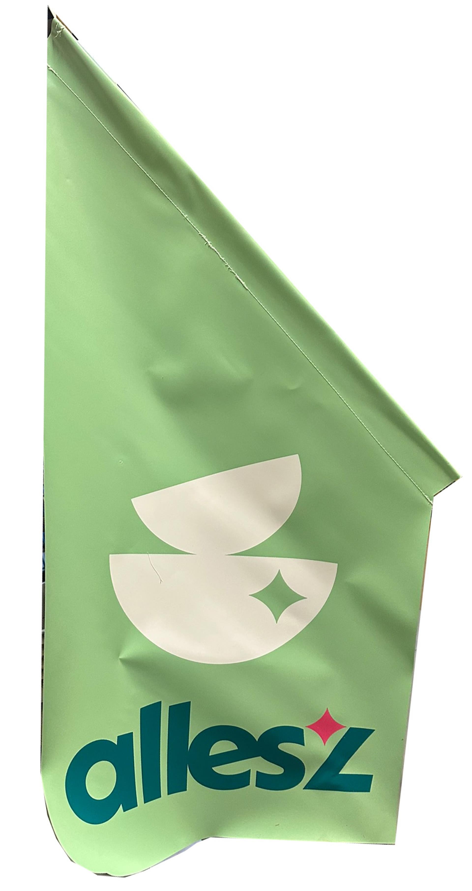 Drapeau de kiosque Z1 allz 68x68x136 PVC