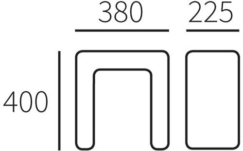 Kit de montage Allux colonne 8002 noir - 40800270