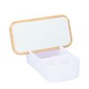 Rangement maquillage avec miroir, 25cm