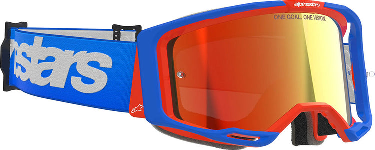 Mot-symbole Alpinestars vision 8 (rouge miroir) - masque vtt