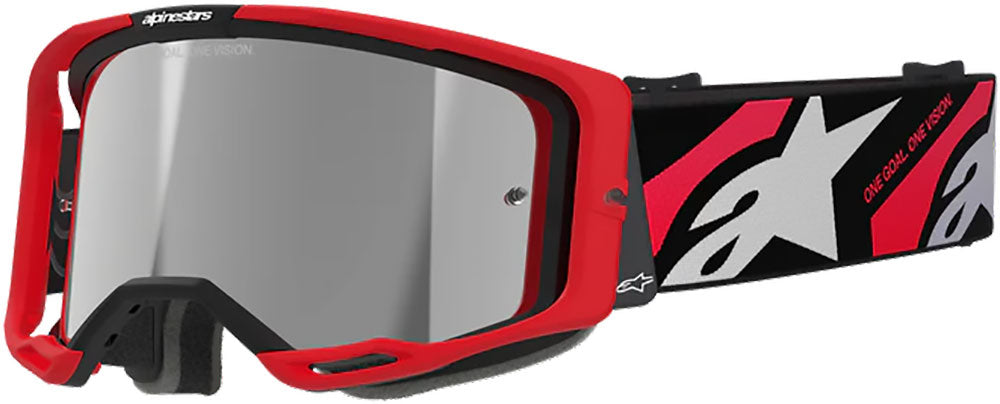 Alpinestars vision 8 luar (argent miroir) - masque vtt