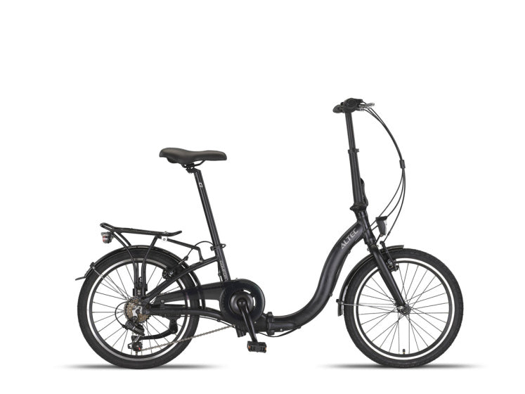 Altec confort 20 pouces vélo pliant 6s noir mat