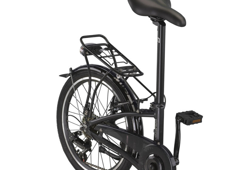 Altec confort 20 pouces vélo pliant 6s noir mat