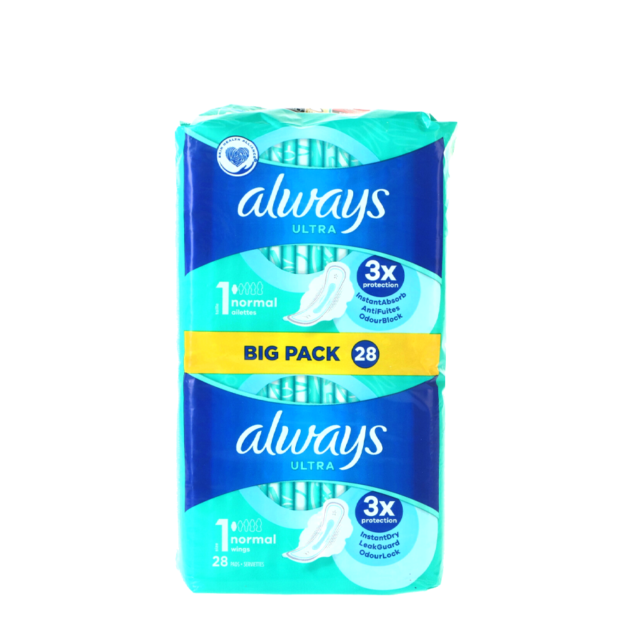 Toujours ultra normal taille 1 avec ailes 28 pièces