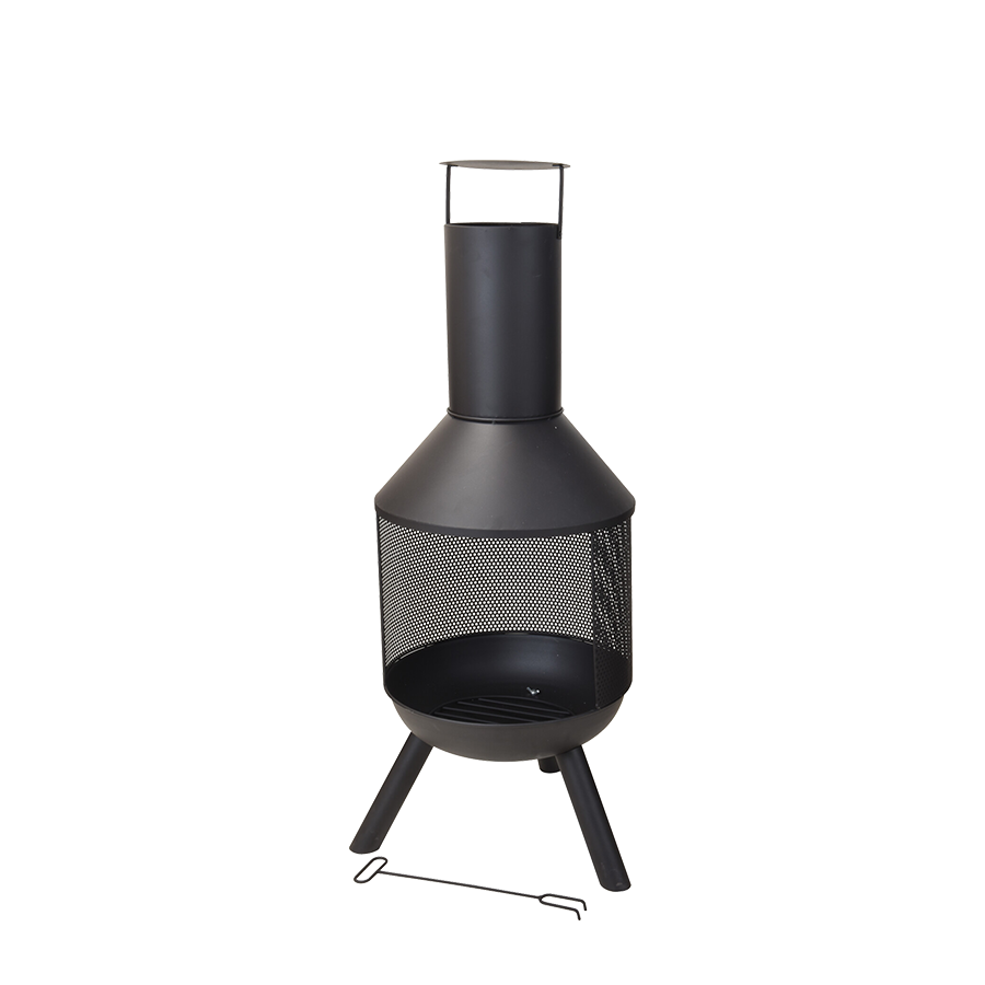 Progarden Progarden Fiche avec cheminée 116 cm en métal