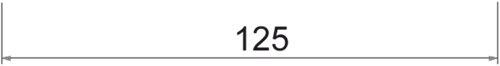 Poignée de porte Ami 332 125 épaisseur de porte 53 57 f2 - 100204