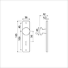 Bouton Ami 160 40 bouclier court fixe 165 4 dr sl 56 f1 - 310152
