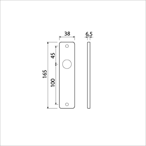 Ami Kortschild 165 4 droite aveugle f-1 - 211000