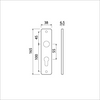 Ami bouclier court 165 4 cylindre profil droit 55 f-2 - 221013