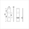 Ami bouclier court toilette 165 4 rh 8*63 f-1 - 211066