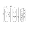 Ami bouclier court toilette 177 1 5*57 clic f-1 - 210261