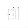 Ami rosace rectangle 4 dr slg f-2 - 226402