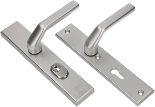 Ferrure de sécurité Ami 251 50 15 kt 92 poignée à ressort rotative 379, cylindre profilé 92 f1 épaisseur de porte 38 42 mm. - 891521