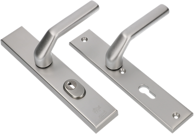 Ferrure de sécurité Ami 251 50 15 kt 92 poignée à ressort rotative 379, cylindre profilé 92 f1 épaisseur de porte 53 57 mm - 891522
