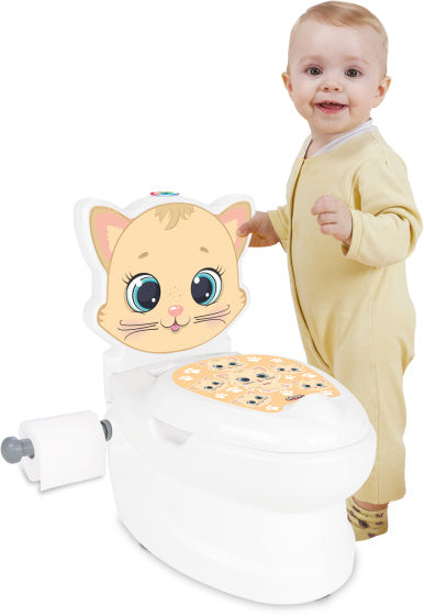 Pilsan chat éducatif plaspot avec beige