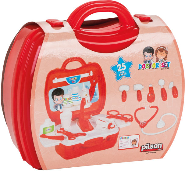 Docteur de jouets de pilsan set Red 26 pièces