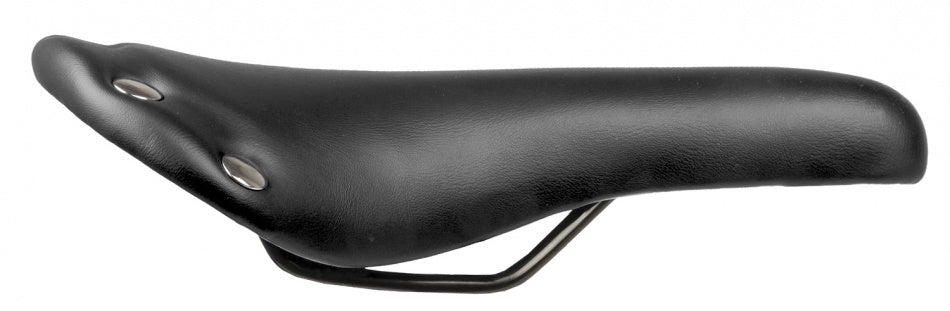 M-wave rivet race selle unisexe imitation cuir noir