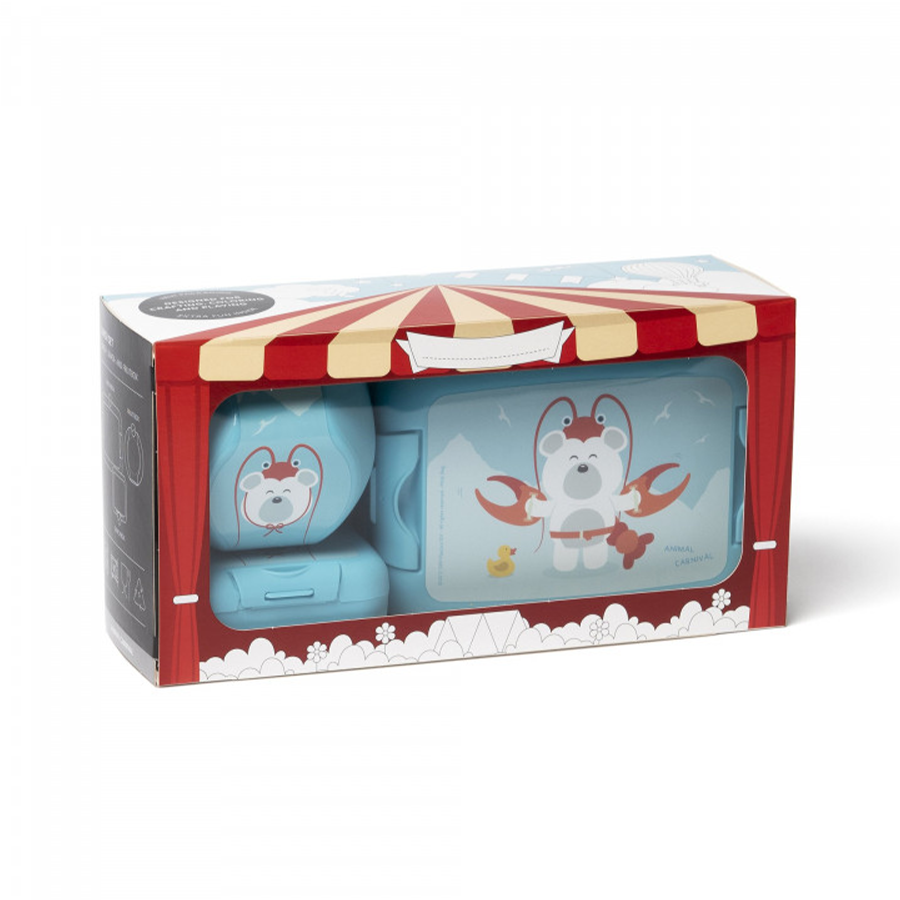 Amuse déjeuner set animal carnaval ours polaire