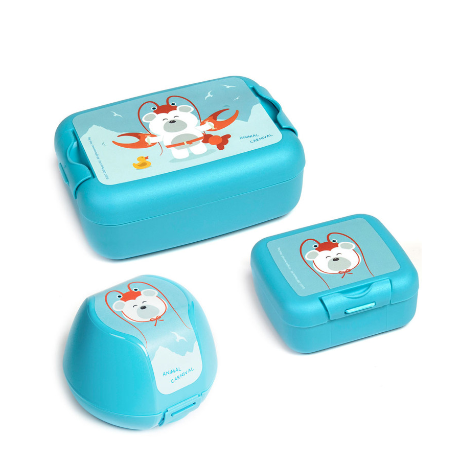 Amuse déjeuner set animal carnaval ours polaire