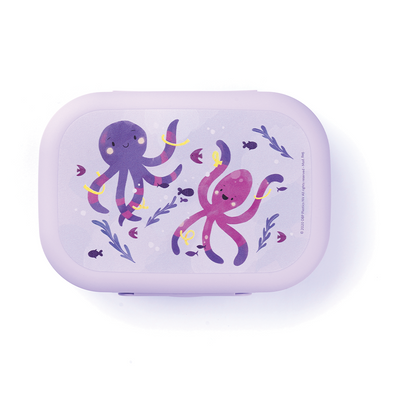 Amuse lunch box moyenne pieuvre violette