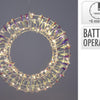 Couronne home stylisme 30cm 30led irisée
